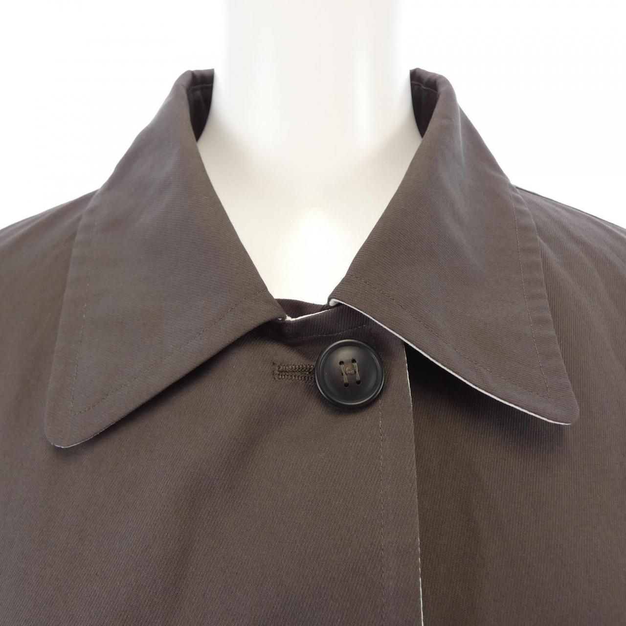 Hermes Button Coat Gray — view 5