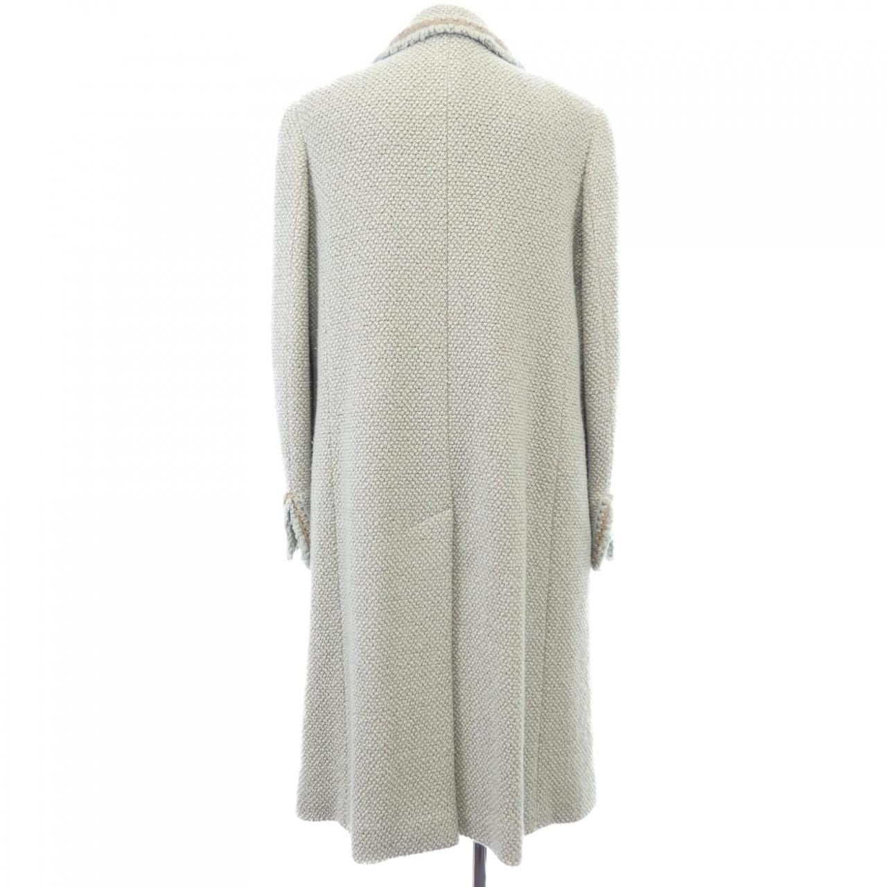 Chanel Vintage Coat Blue — view 2