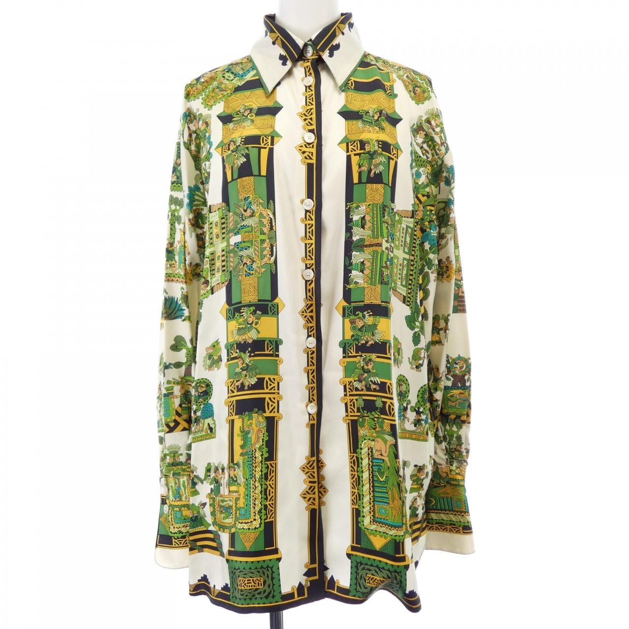 Hermes Astres Et Soleils Twill Lane Shirt