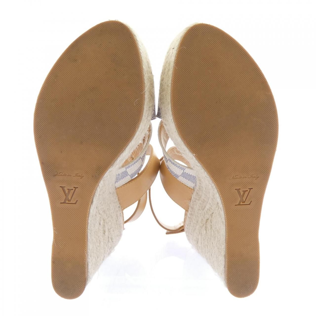 Louis Vuitton Espadrilles Damier Azur Star Boardline Sandals — view 4