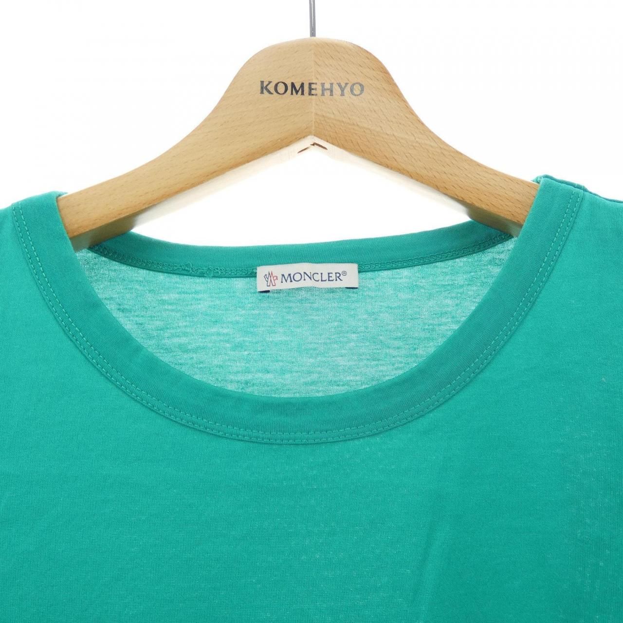 Moncler T-Shirt Green — view 5