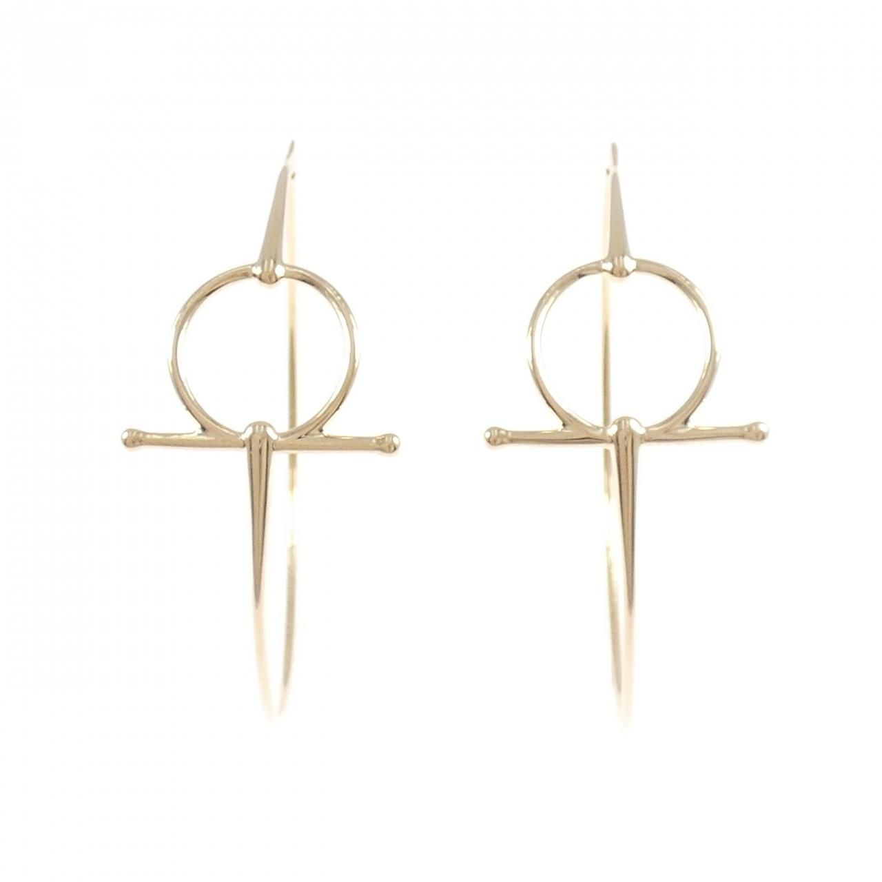 Hermes Earrings Gold