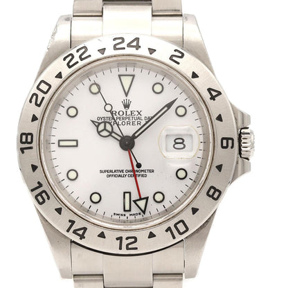 Rolex Explorer II SS Automatic Winding Number Watch