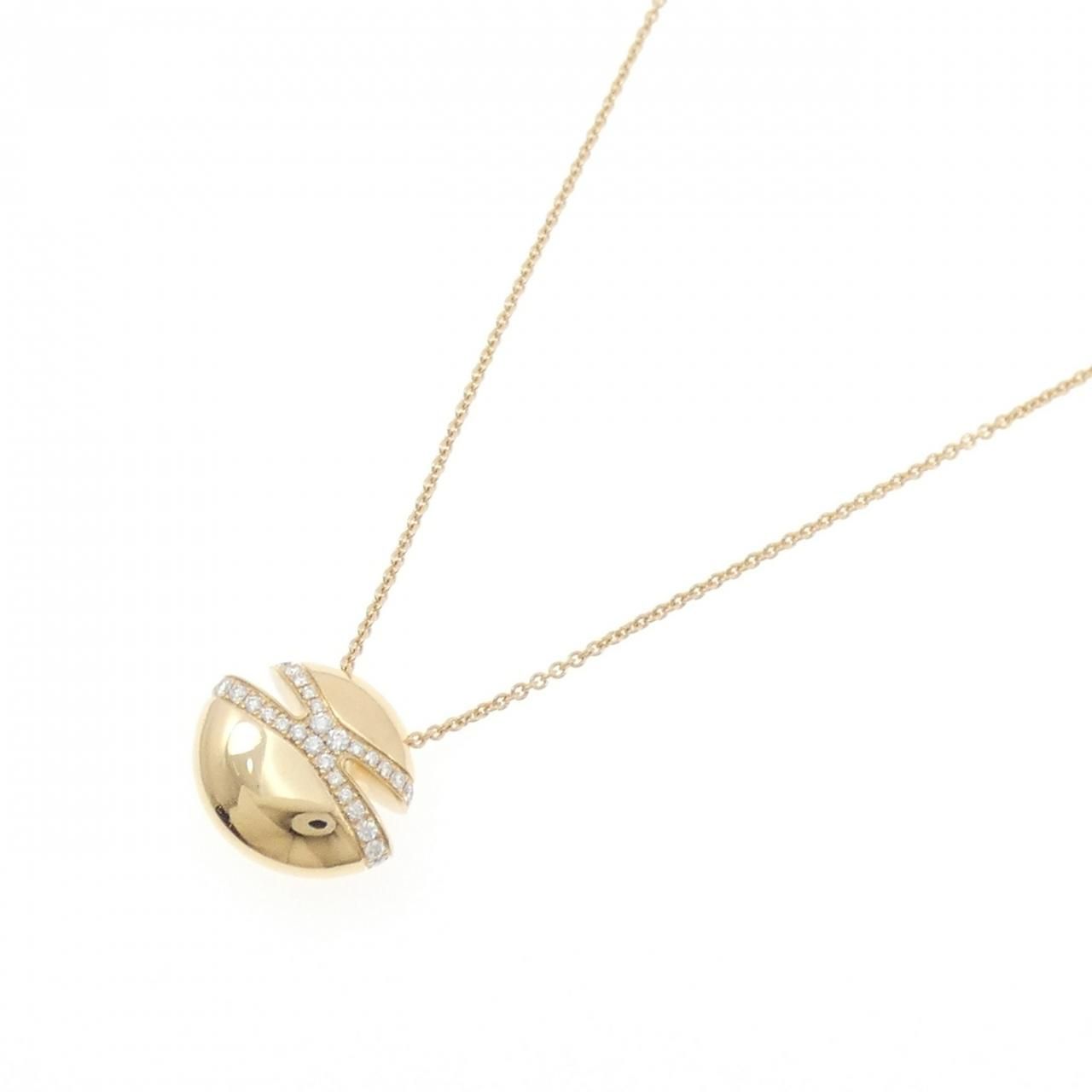 Bvlgari Cabochon Necklace Gold — view 2