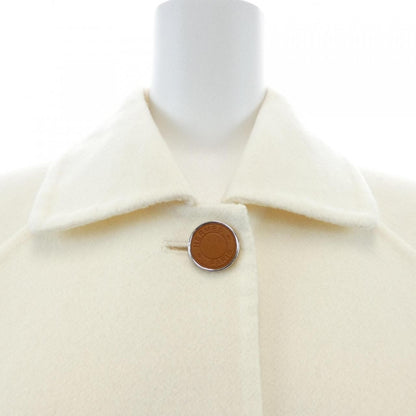 Hermes Double Face Clou de Selle Lambskin Button Coat — view 5