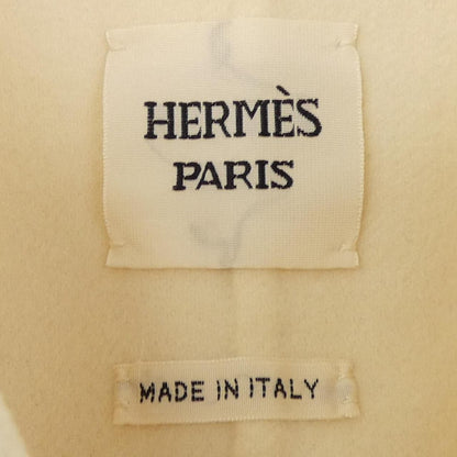 Hermes Double Face Clou de Selle Lambskin Button Coat — view 4