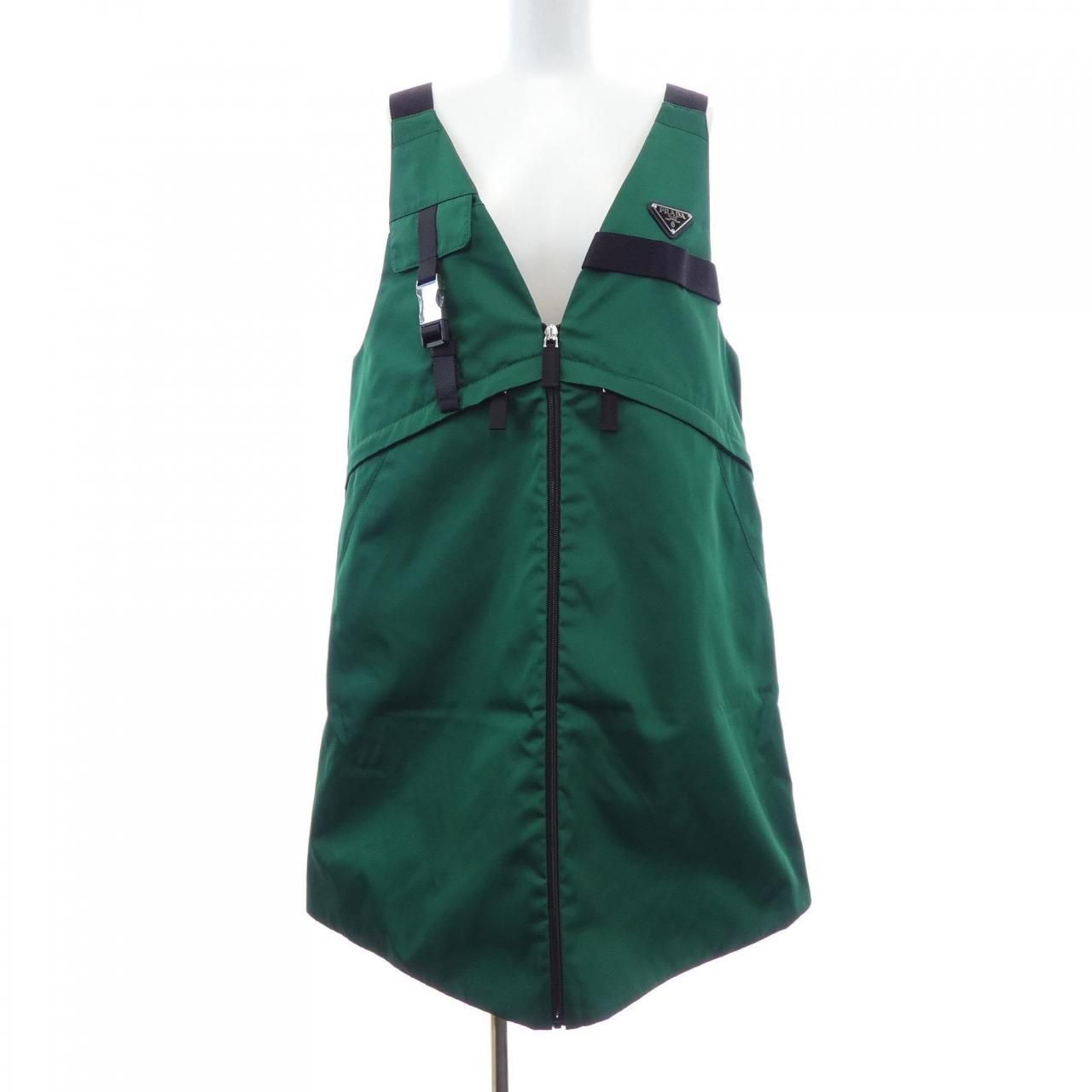 Prada Triangle Logo Dress