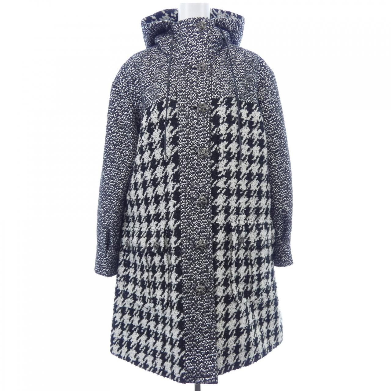 Chanel Coat Gray