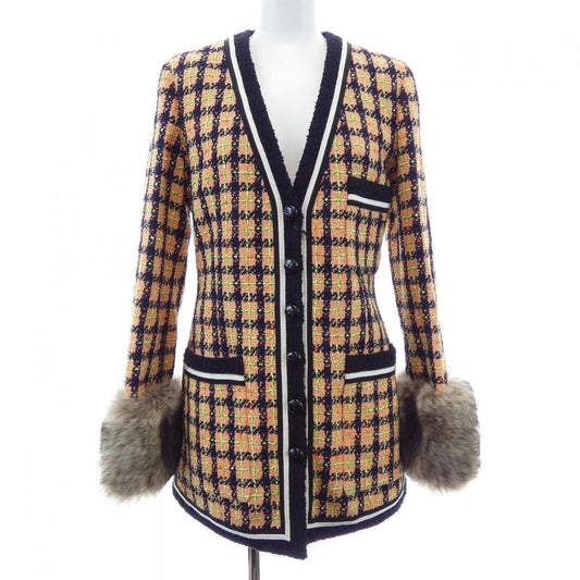 Gucci Collarless Jacket Pink