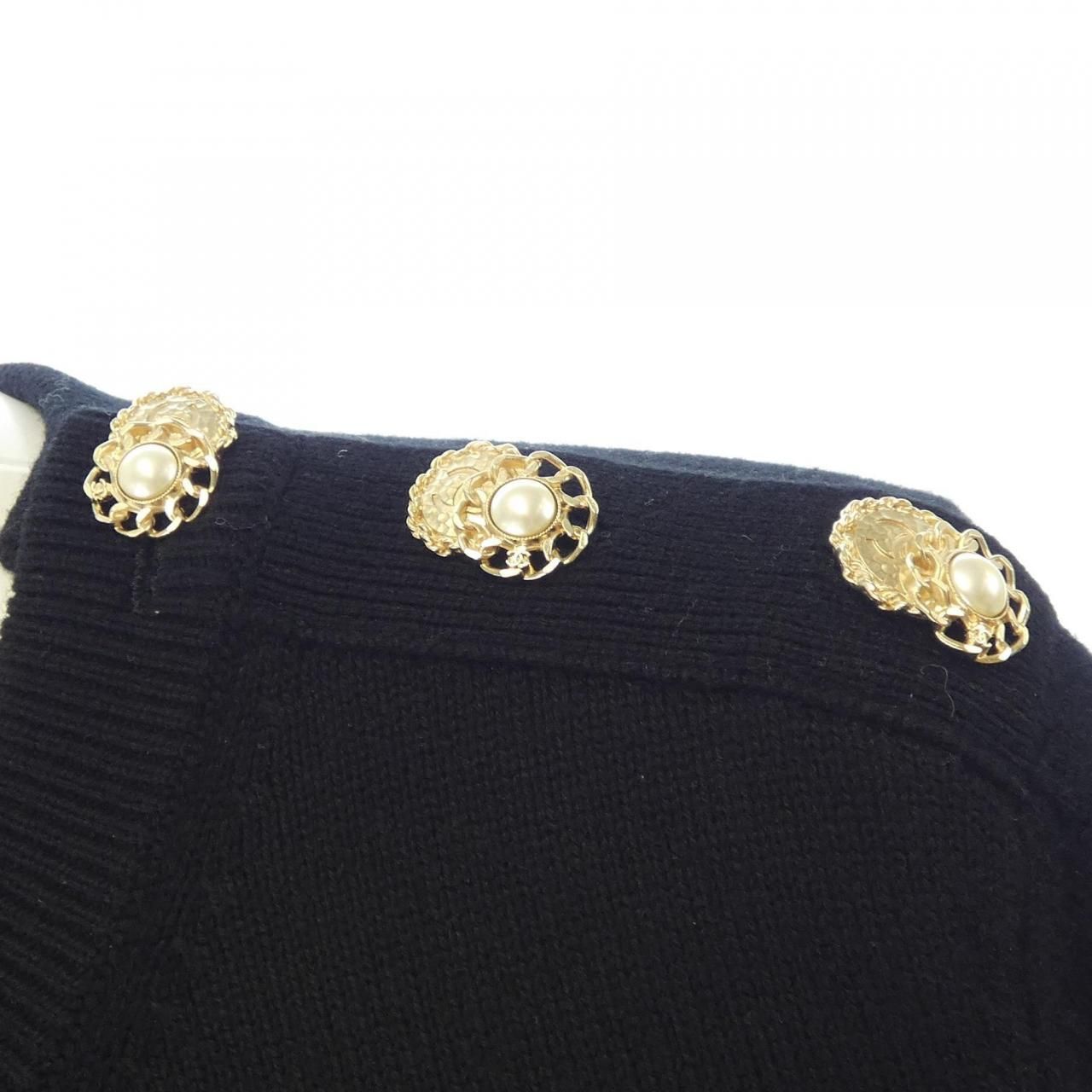 Chanel Knit Sweater Black — view 8