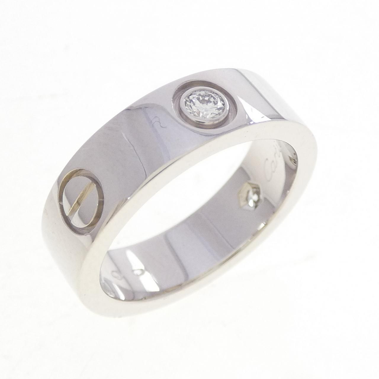 Cartier Love Half Diamond Ring