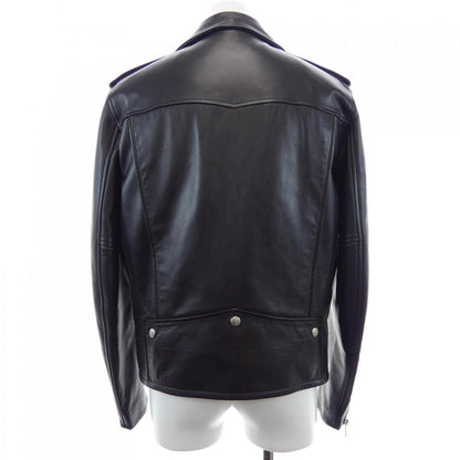 Saint Laurent Classic Motorcycle Jacket Leather Rider's — view 2