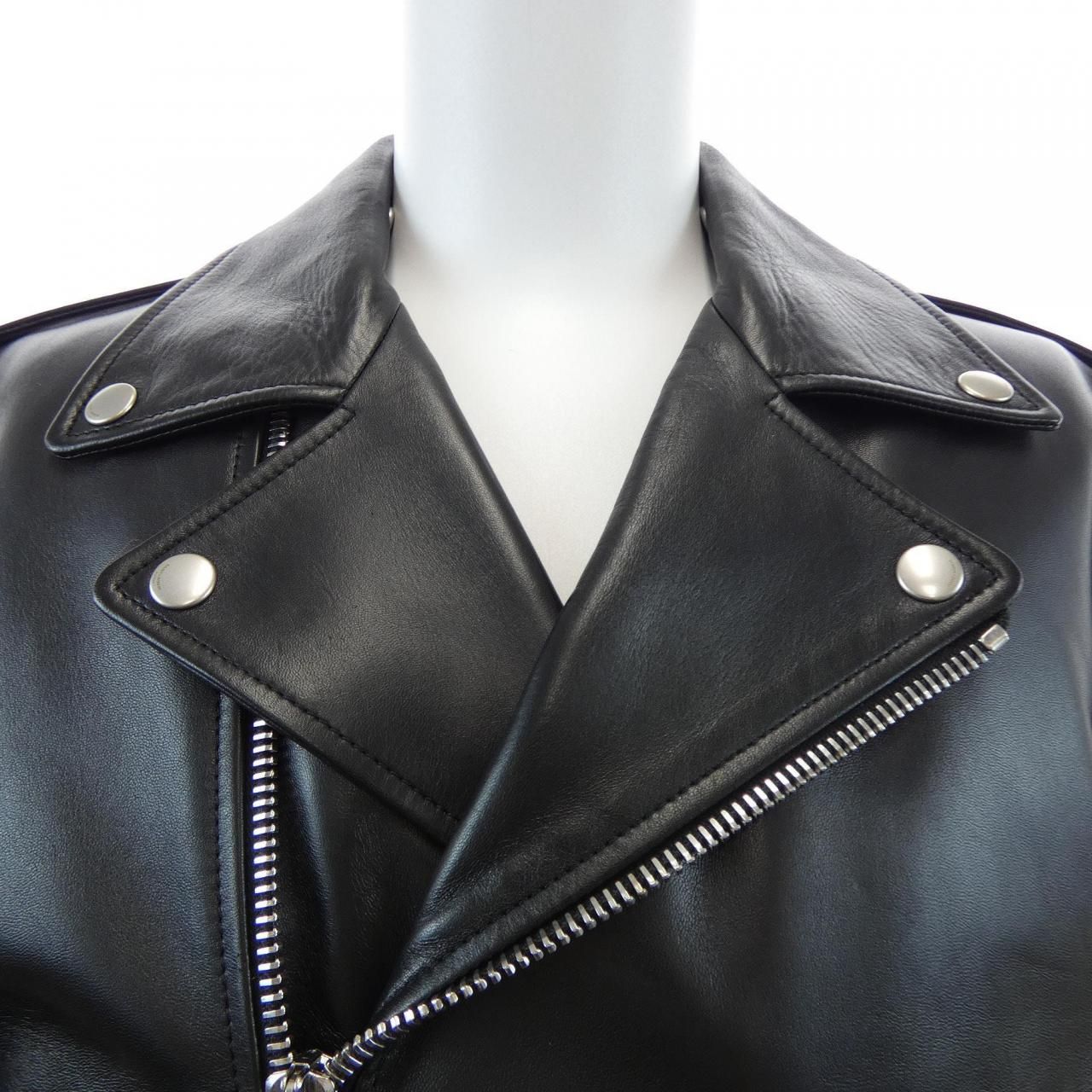 Saint Laurent Classic Motorcycle Jacket Leather Rider's — view 5