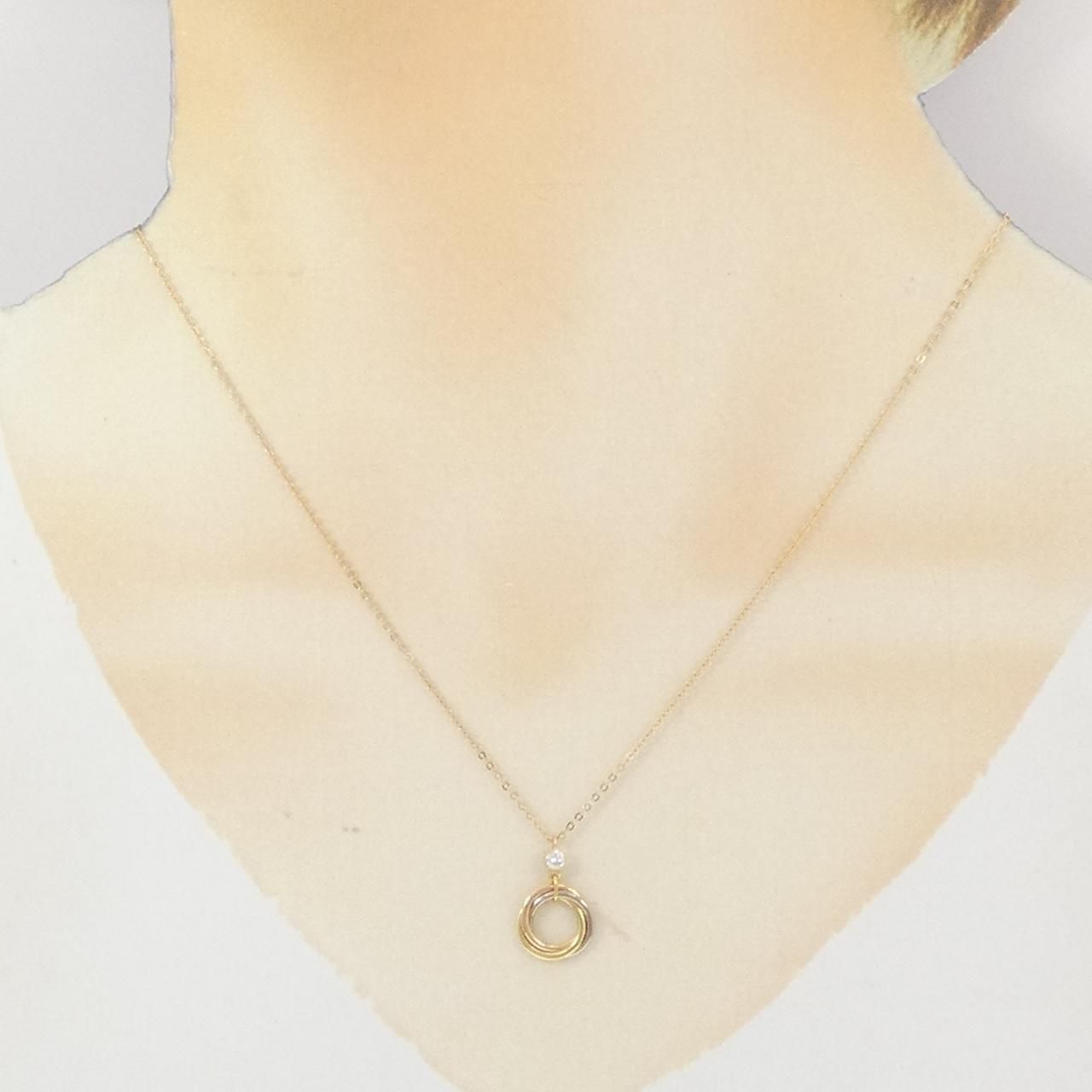 Cartier Trinity Necklace Gold — view 6