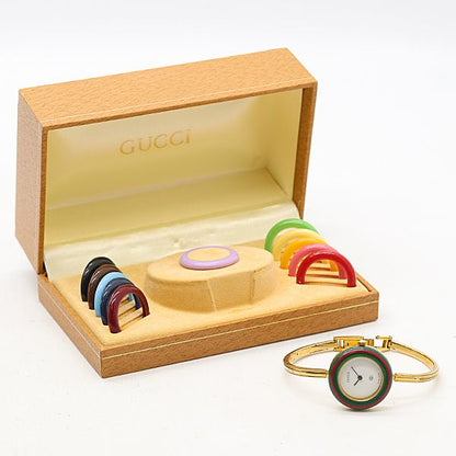 Gucci Change Bezel Quartz White Dial Watch
