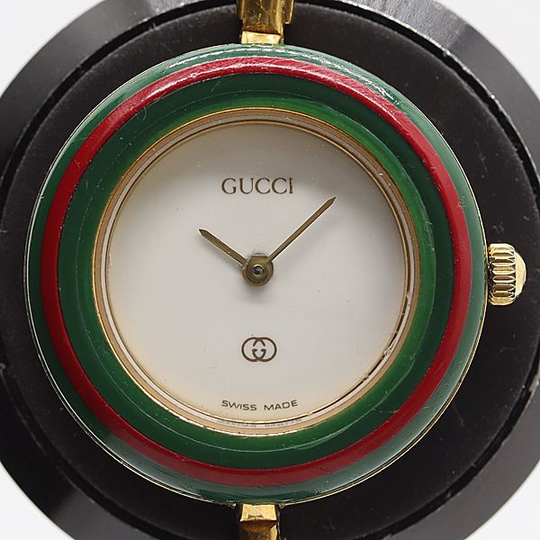 Gucci Change Bezel Quartz White Dial Watch — view 2