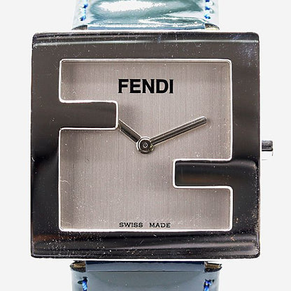 Fendi SS Quartz Silver Dial Watch