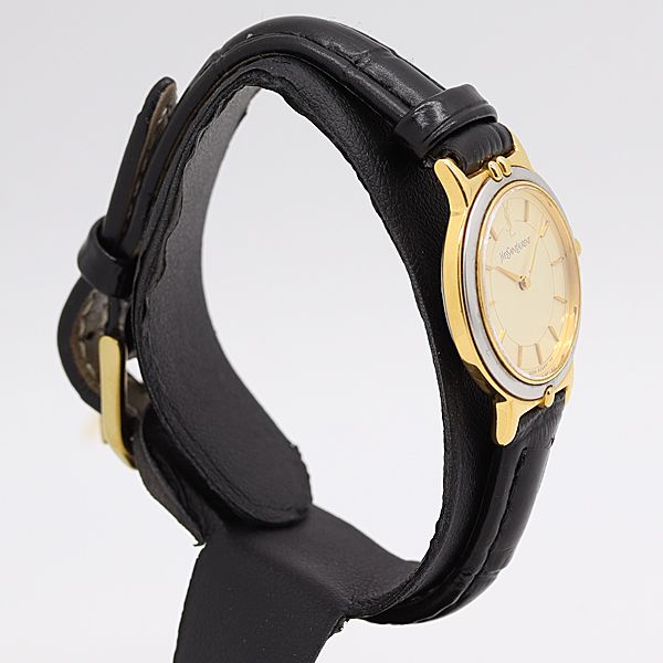Saint Laurent 2200 Quartz Champagne Dial Watch — view 2