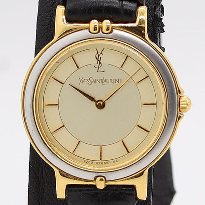 Saint Laurent 2200 Quartz Champagne Dial Watch