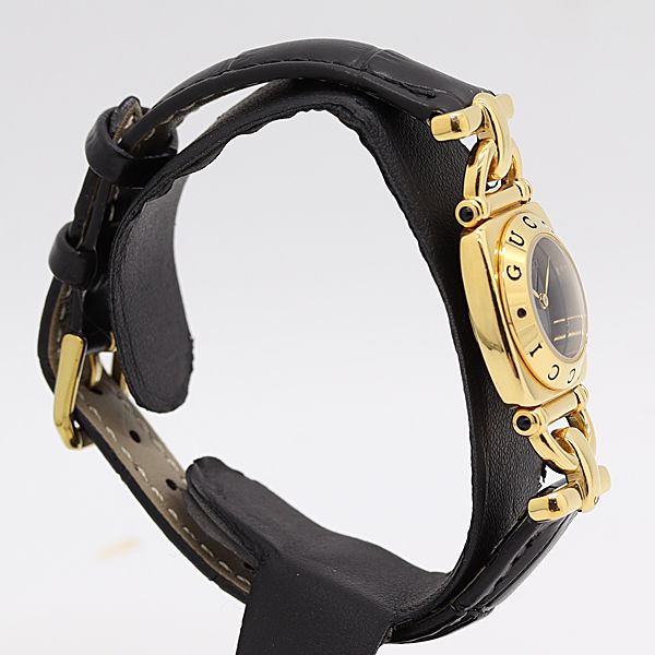 Gucci Horsebit Quartz Black Dial Watch — view 2