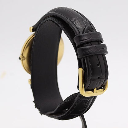 Cartier Must Vendome Vermeil Quartz Black Dial Watch — view 3
