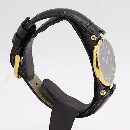 Cartier Must Vendome Vermeil Quartz Black Dial Watch — view 2