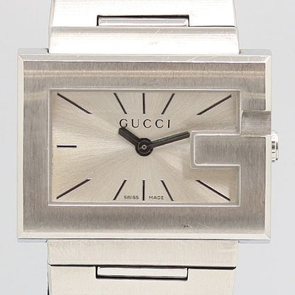 Gucci Rectangle Quartz Silver Dial Watch