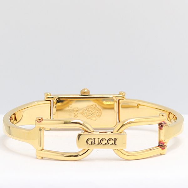 Gucci Quartz Bangle Watch Black Dial — view 4
