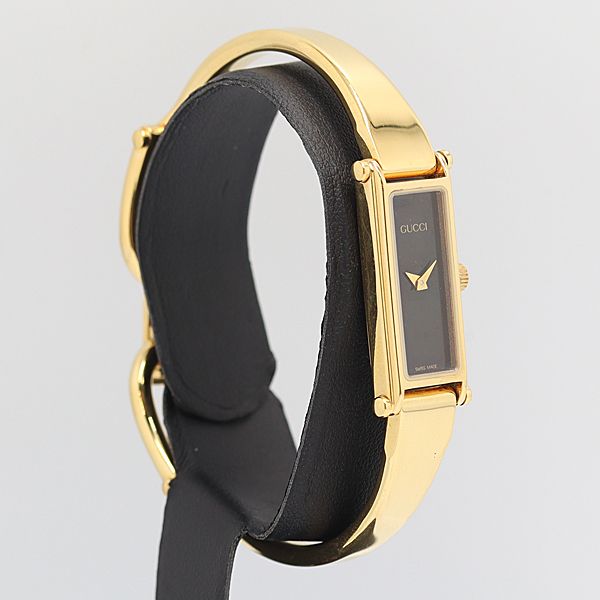 Gucci Quartz Bangle Watch Black Dial — view 2