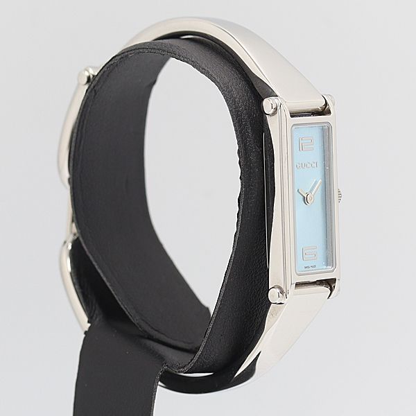 Gucci Quartz Bangle Watch Sky Blue Dial — view 2