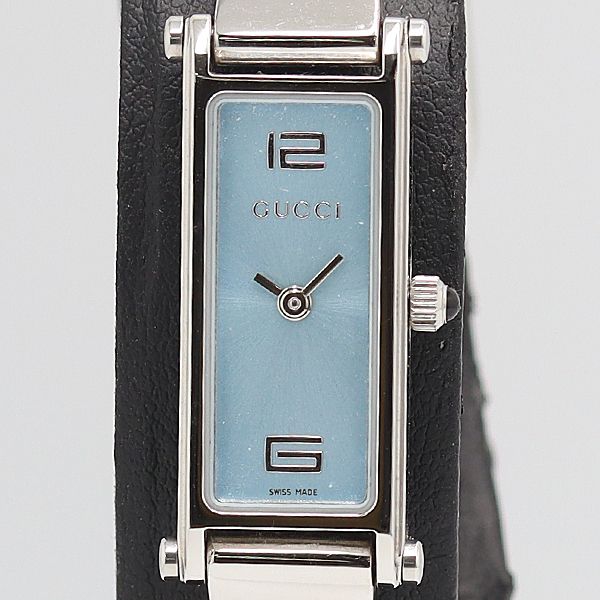 Gucci Quartz Bangle Watch Sky Blue Dial