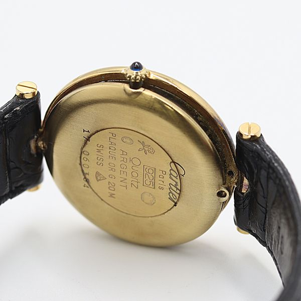 Cartier Must Vendome Quartz Black Dial Watch — view 5