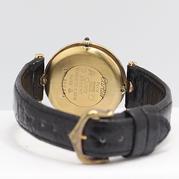 Cartier Must Vendome Quartz Black Dial Watch — view 4