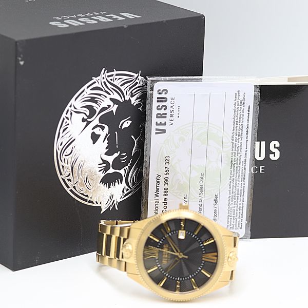 Versace Quartz Black Dial Date Watch — view 5