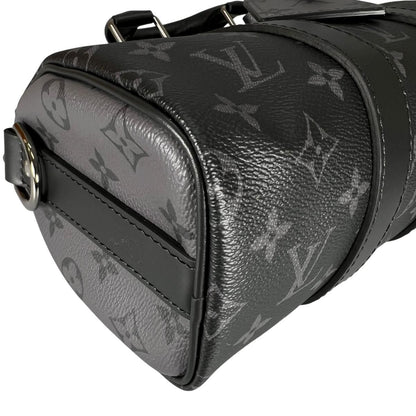 Louis Vuitton Eclipse Bandouliere Keepall 25 Handbag Black — view 8