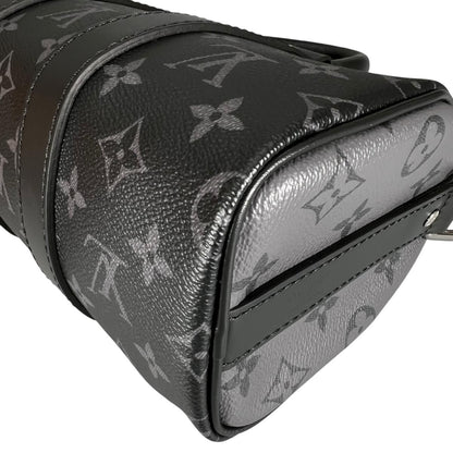 Louis Vuitton Eclipse Bandouliere Keepall 25 Handbag Black — view 9