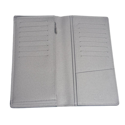 Louis Vuitton Damier Graphite Bifold Wallet Portefeuille Brazza Black Gray — view 8