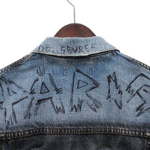Balenciaga Graphic Denim Jacket Blue 46 — view 5