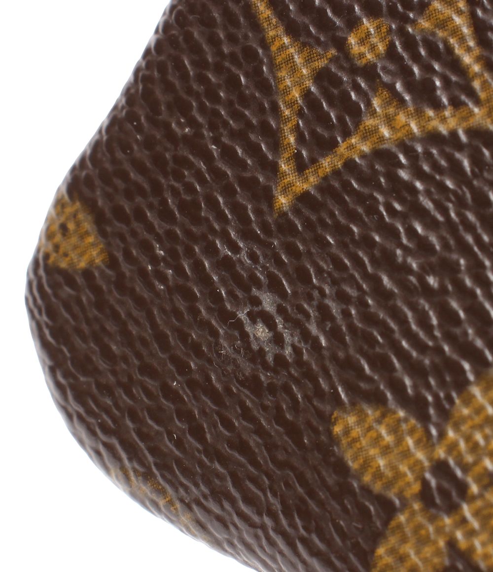 Louis Vuitton Card Case Key Coin with Key Ring Pochette Cles Monogram — view 8