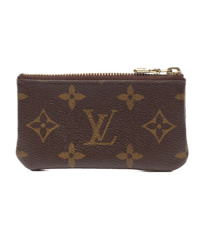 Louis Vuitton Card Case Key Coin with Key Ring Pochette Cles Monogram