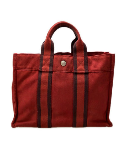Hermes Handbag Canvas Fourre Tout PM