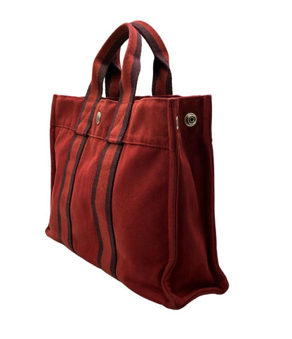 Hermes Handbag Canvas Fourre Tout PM — view 3