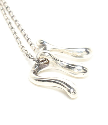 Tiffany & Co Necklace Alphabet Letter Pendant M Elsa Peretti — view 7