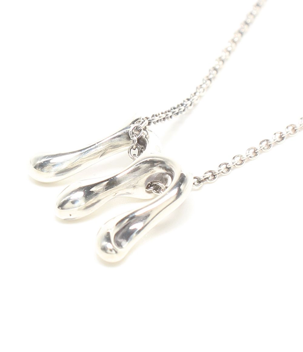 Tiffany & Co Necklace Alphabet Letter Pendant M Elsa Peretti — view 8