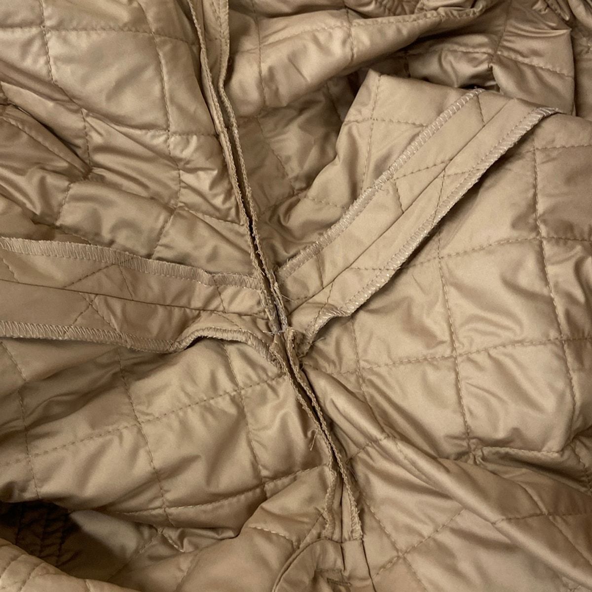 Hermes Pants 42 Beige Orange Full Length Quilted — view 8