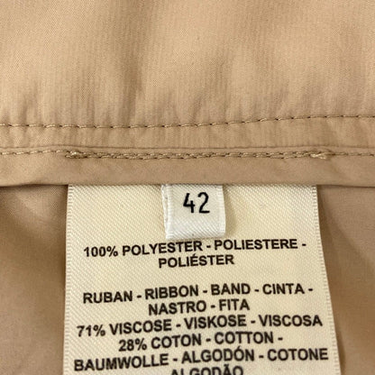 Hermes Pants 42 Beige Orange Full Length Quilted — view 5