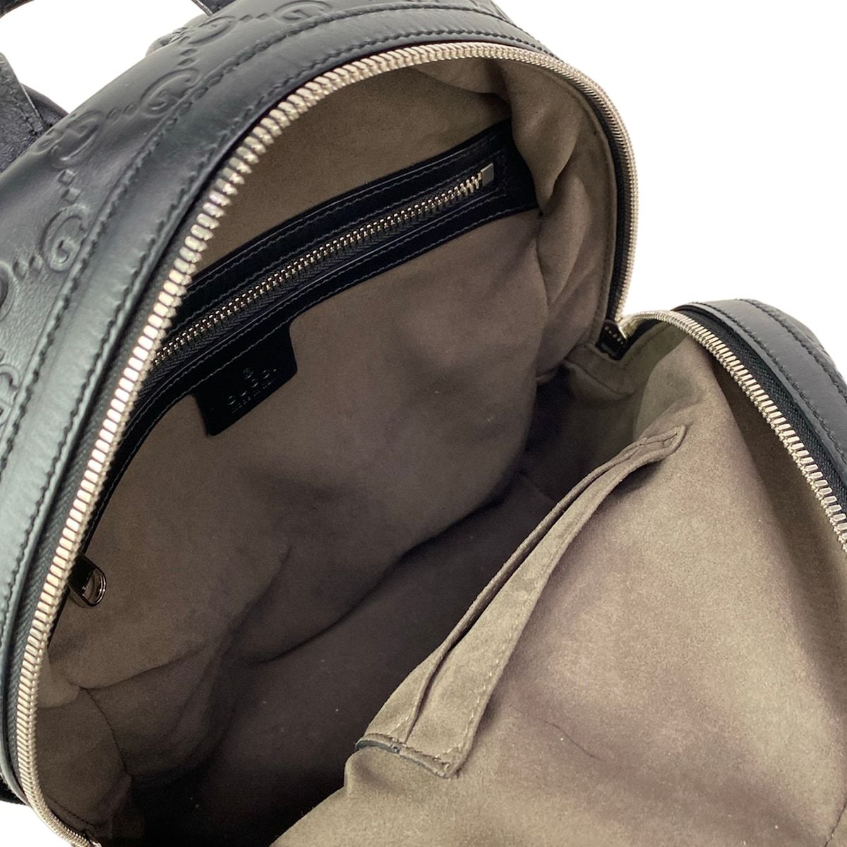Gucci Backpack Guccissima Line Black Leather — view 7