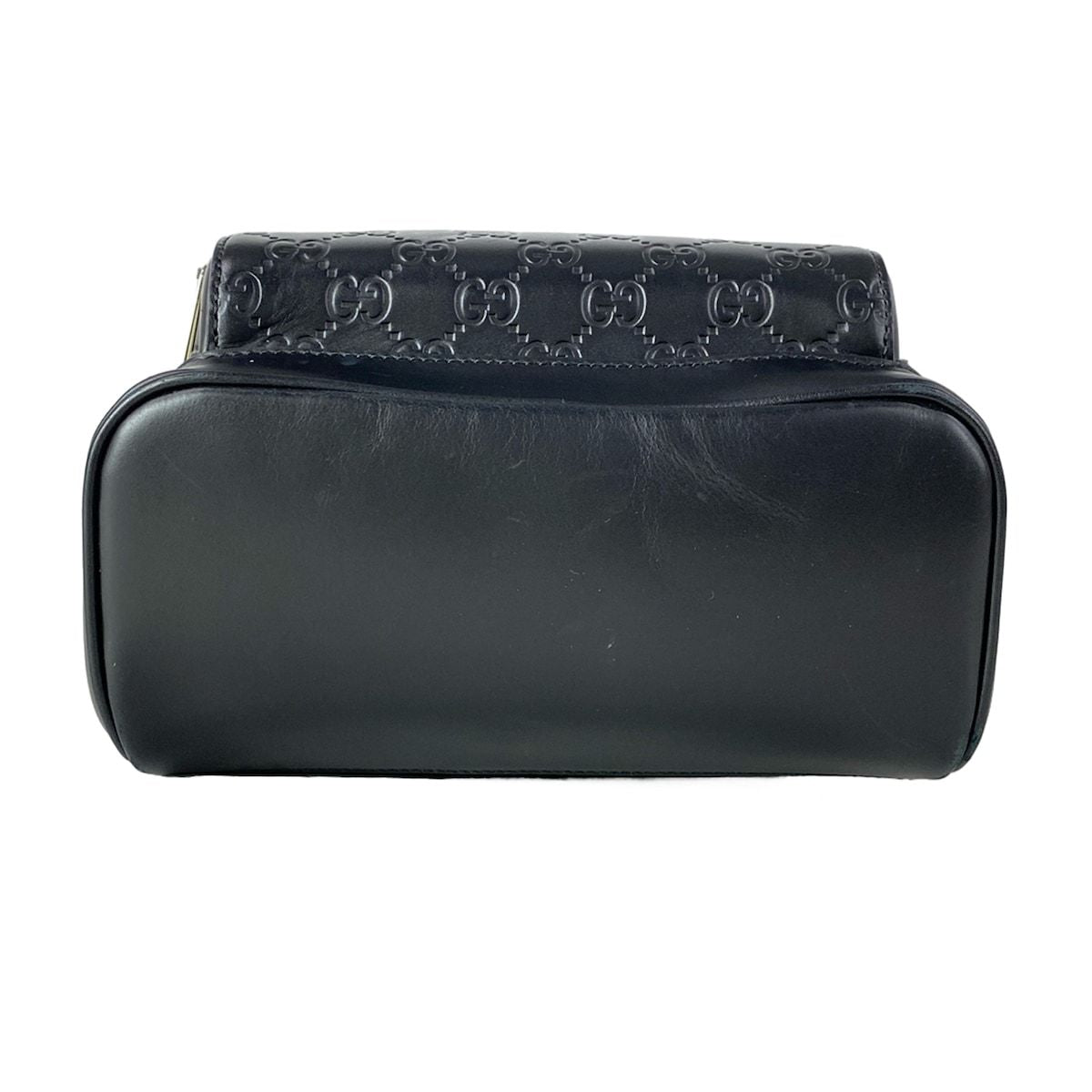 Gucci Backpack Guccissima Line Black Leather — view 5