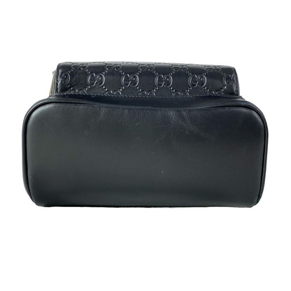 Gucci Backpack Guccissima Line Black Leather — view 5