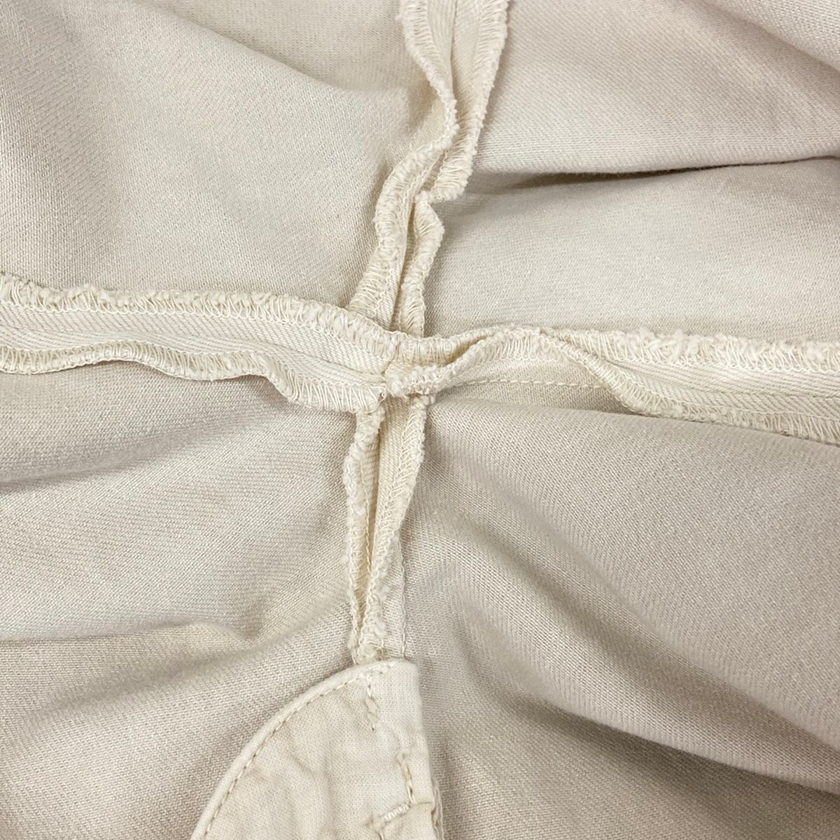 Chanel Pants 36 Ivory Full Length CC Logo Cotton — view 8